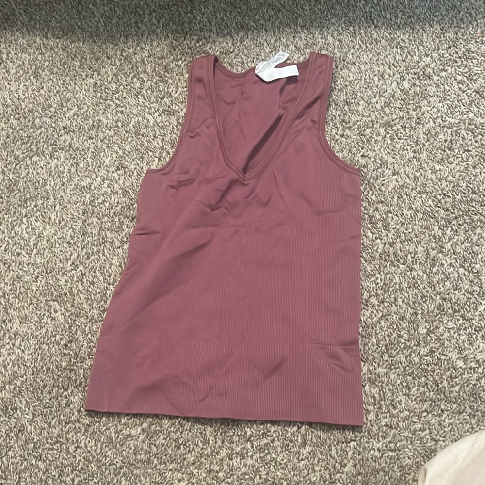 purple athletic top
